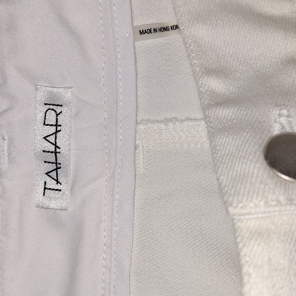 Tahari stretch denim Mini Skirt - Picture 5 of 6